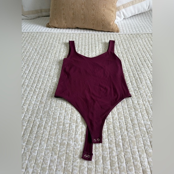 NWOT Free People Intimately Free Clean Lines Seamless Bodysuit | Fig |  M/L - Picture 14 of 15